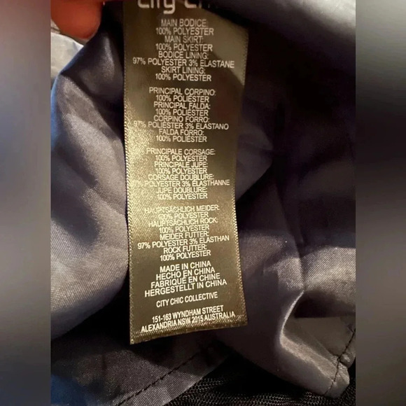 City Chic Angelic Navy Maxi dress size XL/22 - Picture 14 of 16